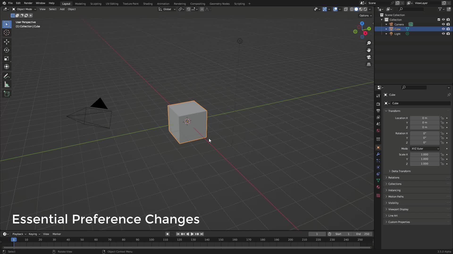 B3D - Cars IO - 02 - Preparing for Class - 01 - Essential Preference Changes
