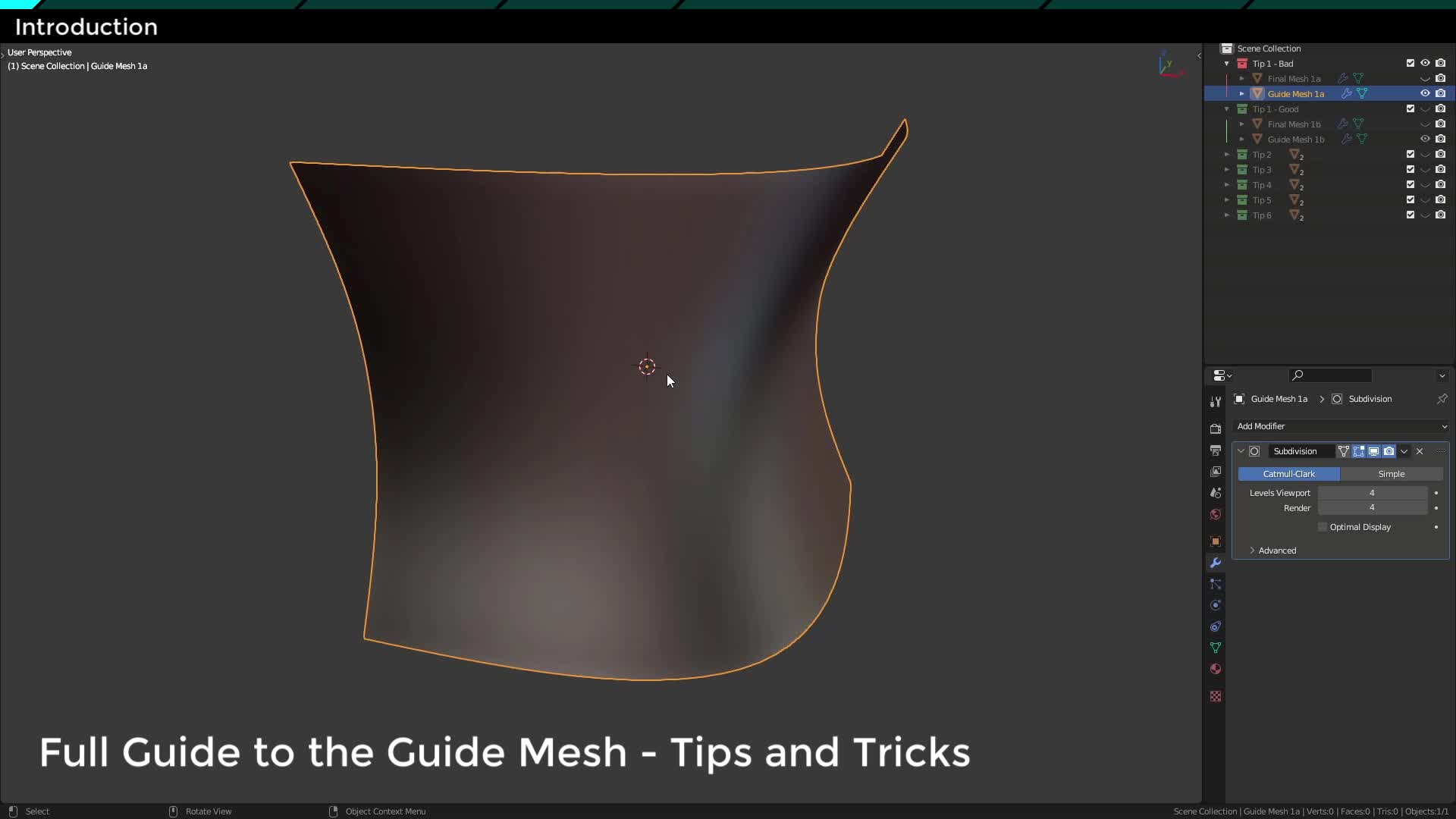 B3D - Cars IO - 02 - Preparing for Class - 05 - Full Guide to the Guide Mesh - Tips and Tricks
