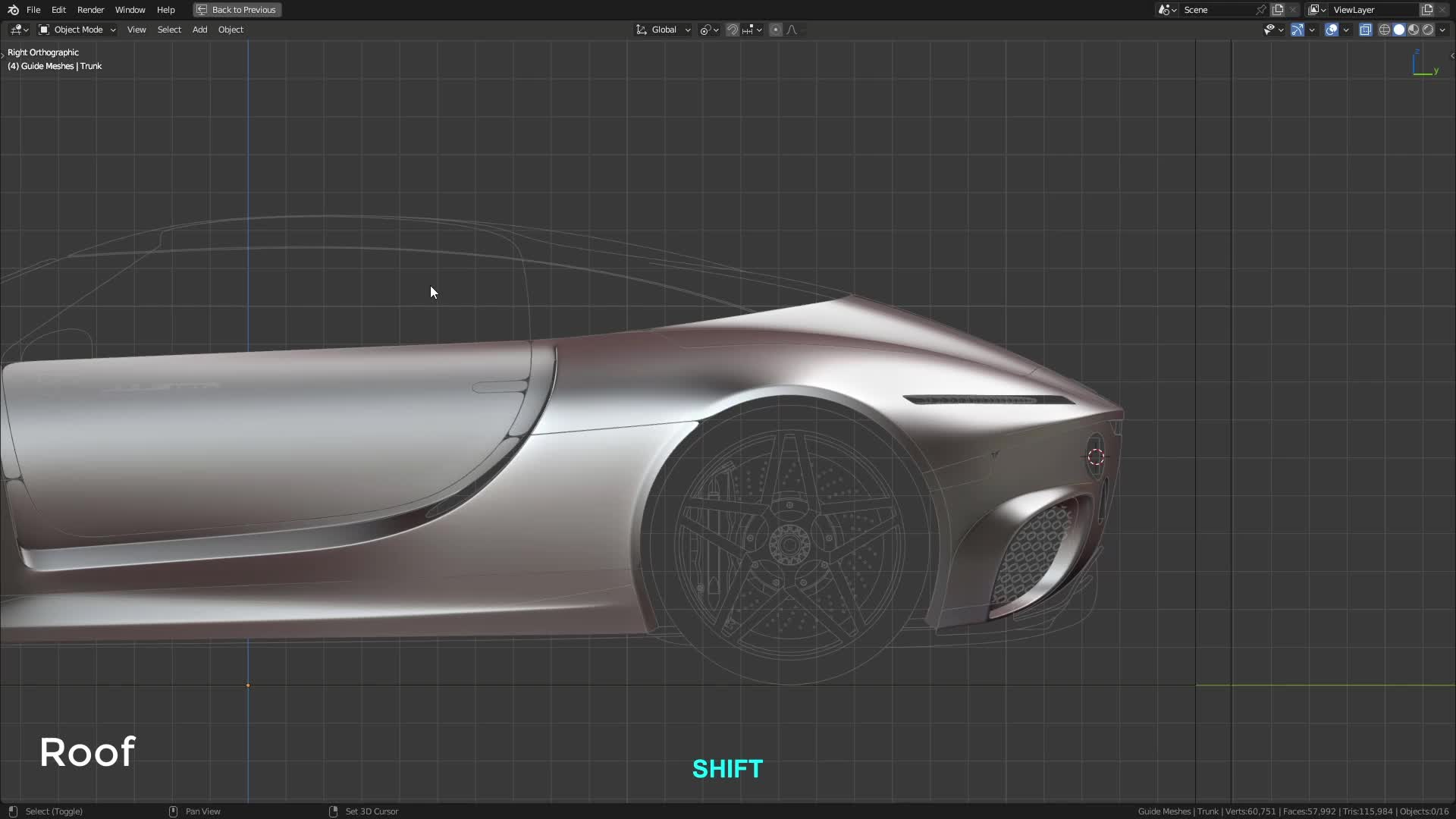 B3D - Cars IO - 04 - Modeling - Exterior - Final Panels - 16 - Roof