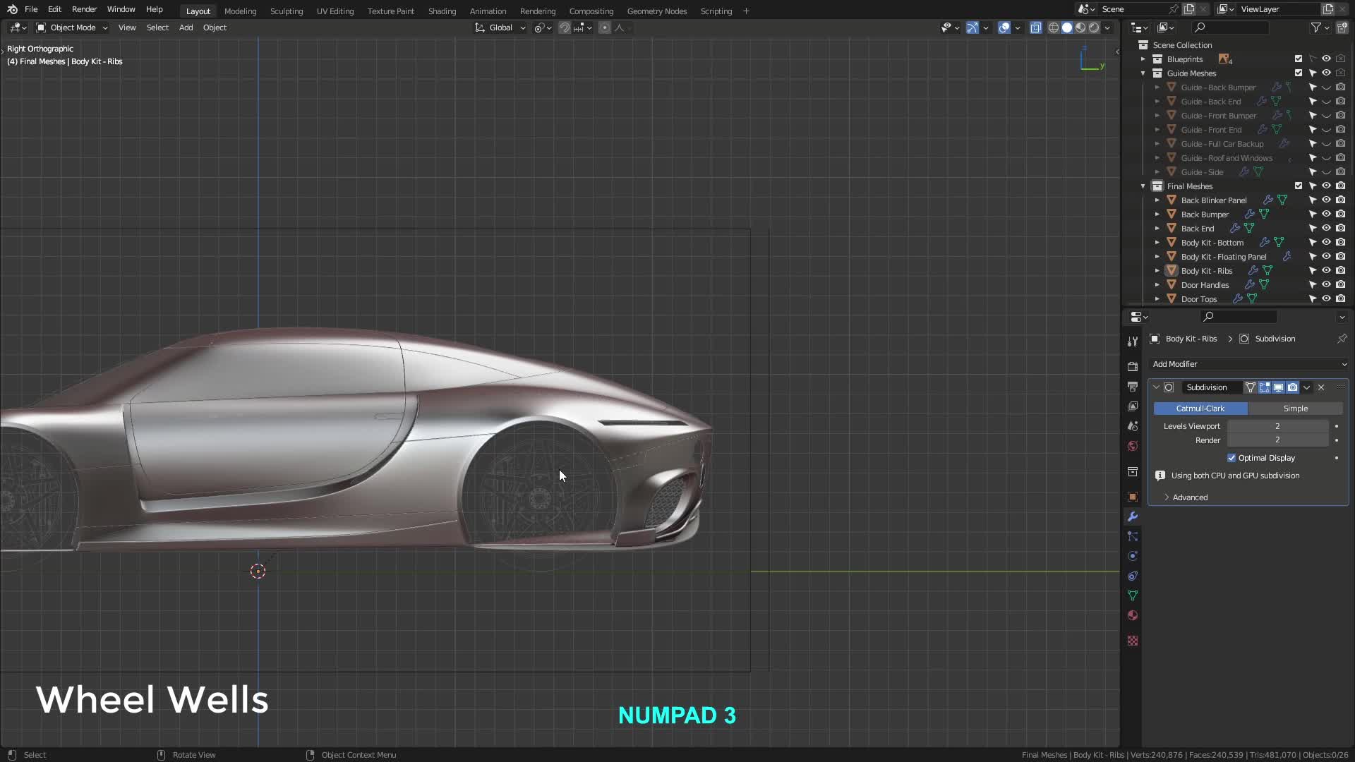 B3D - Cars IO - 06 - Modeling - Exterior - Plastics - 06 - Wheel Wells