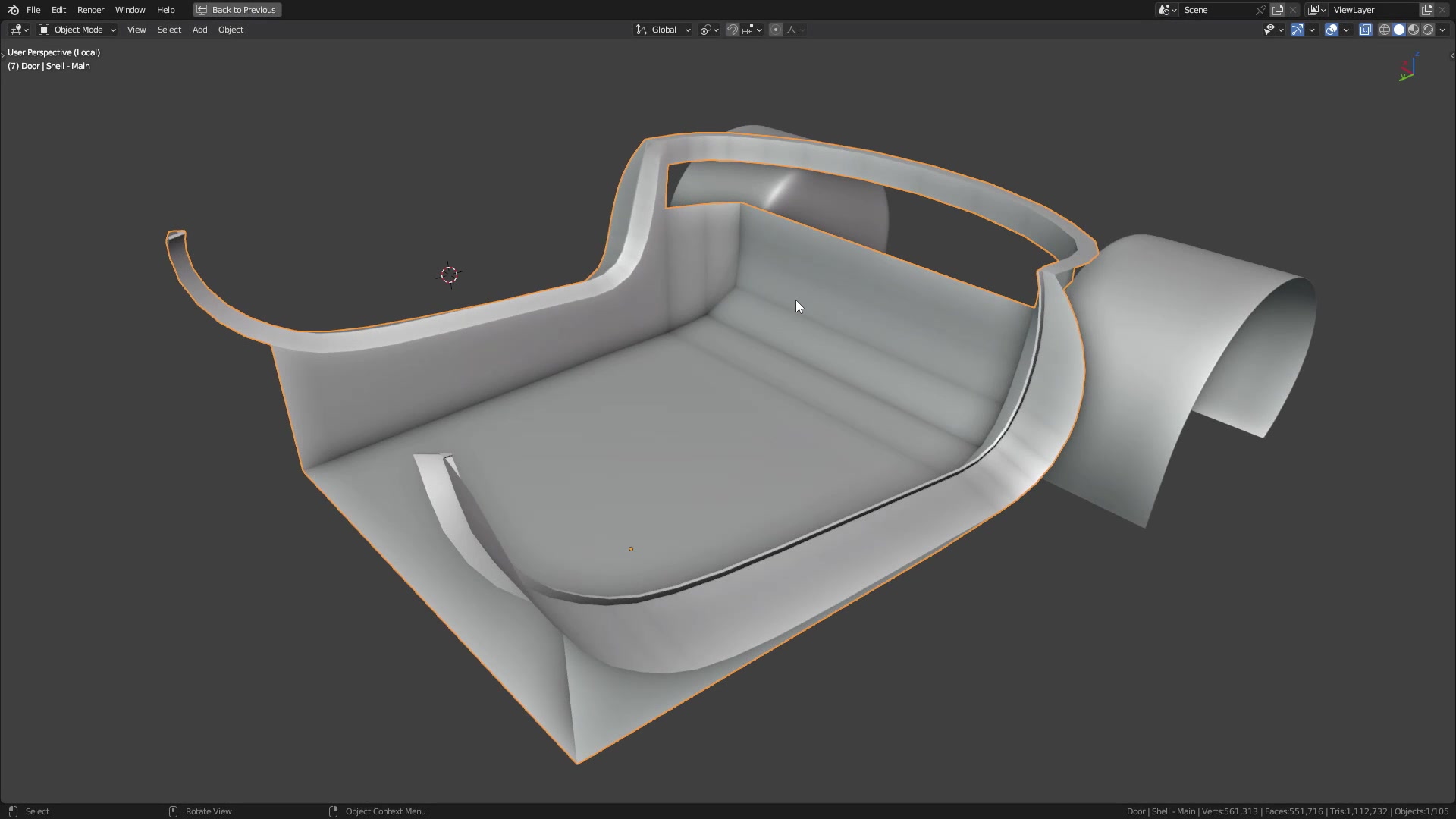B3D - Cars IO - 19 - Modeling - Interior - Full Shell - 03 - Dashboard Shell