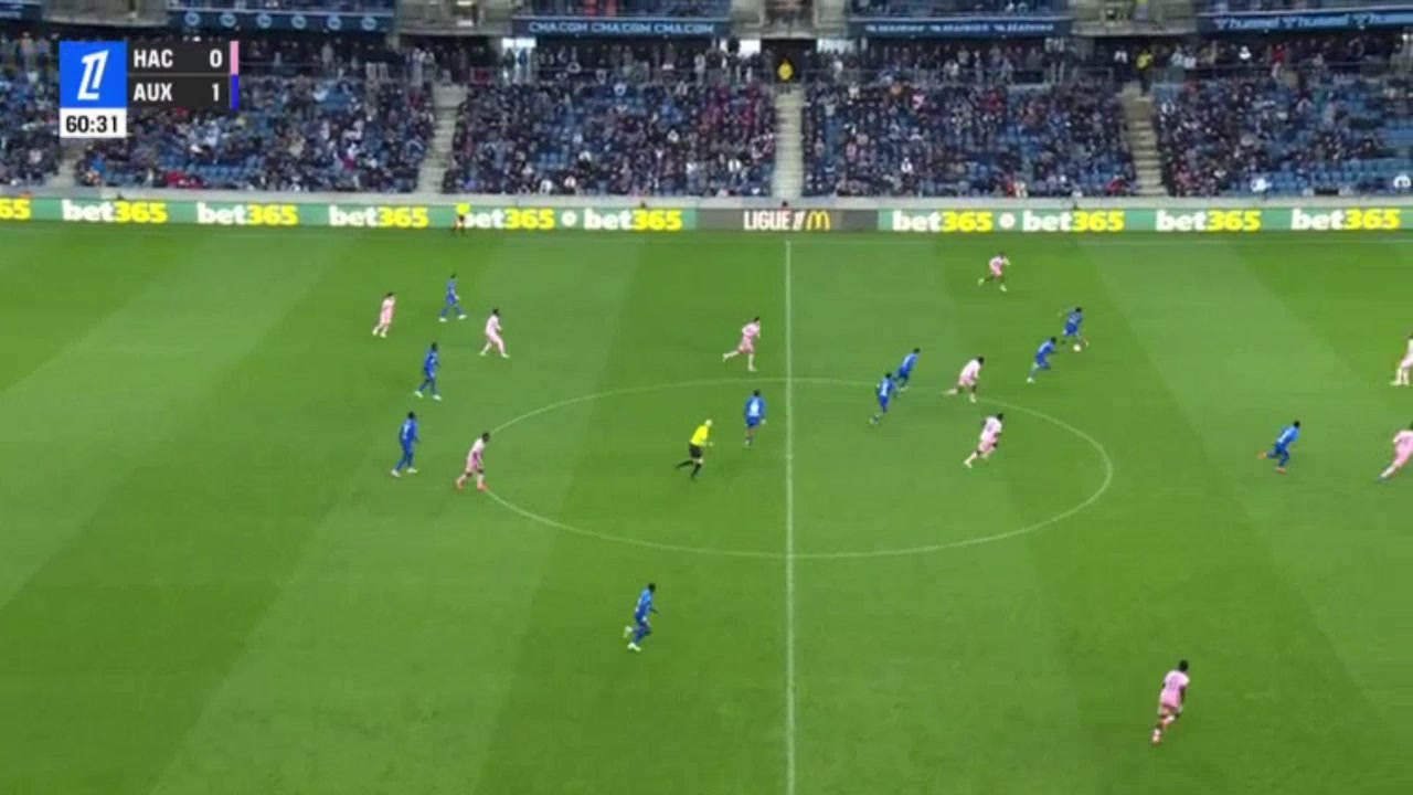 Le Havre 0-2 Auxerre — Danny Namaso 61'