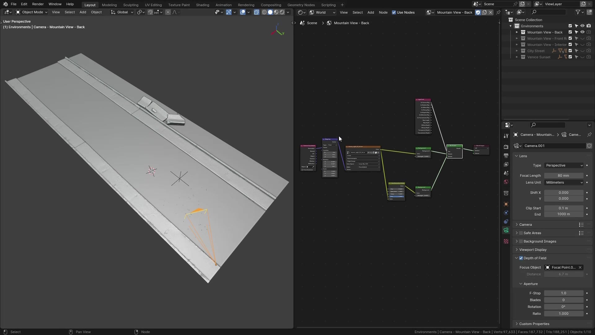 B3D - Cars IO - 32 - Rendering - Setup - 03 - Environment Overview