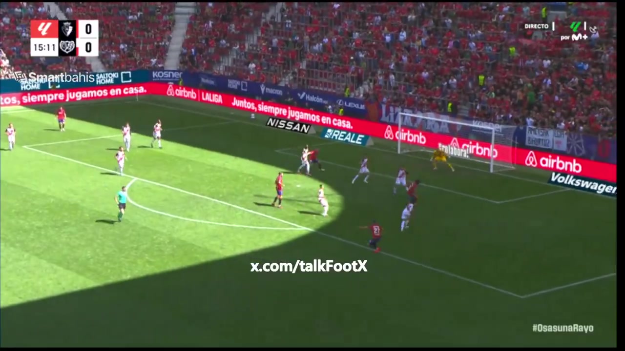 Osasuna 1 - 0 Rayo Vallecano -Ante Budimir 16'