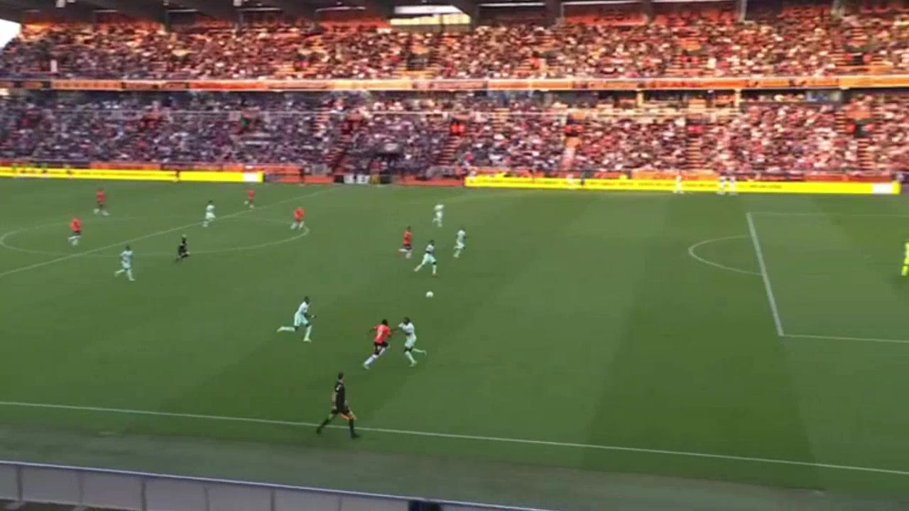 Lorient 1-0 Monaco — Noah Cadiou penalty 61'