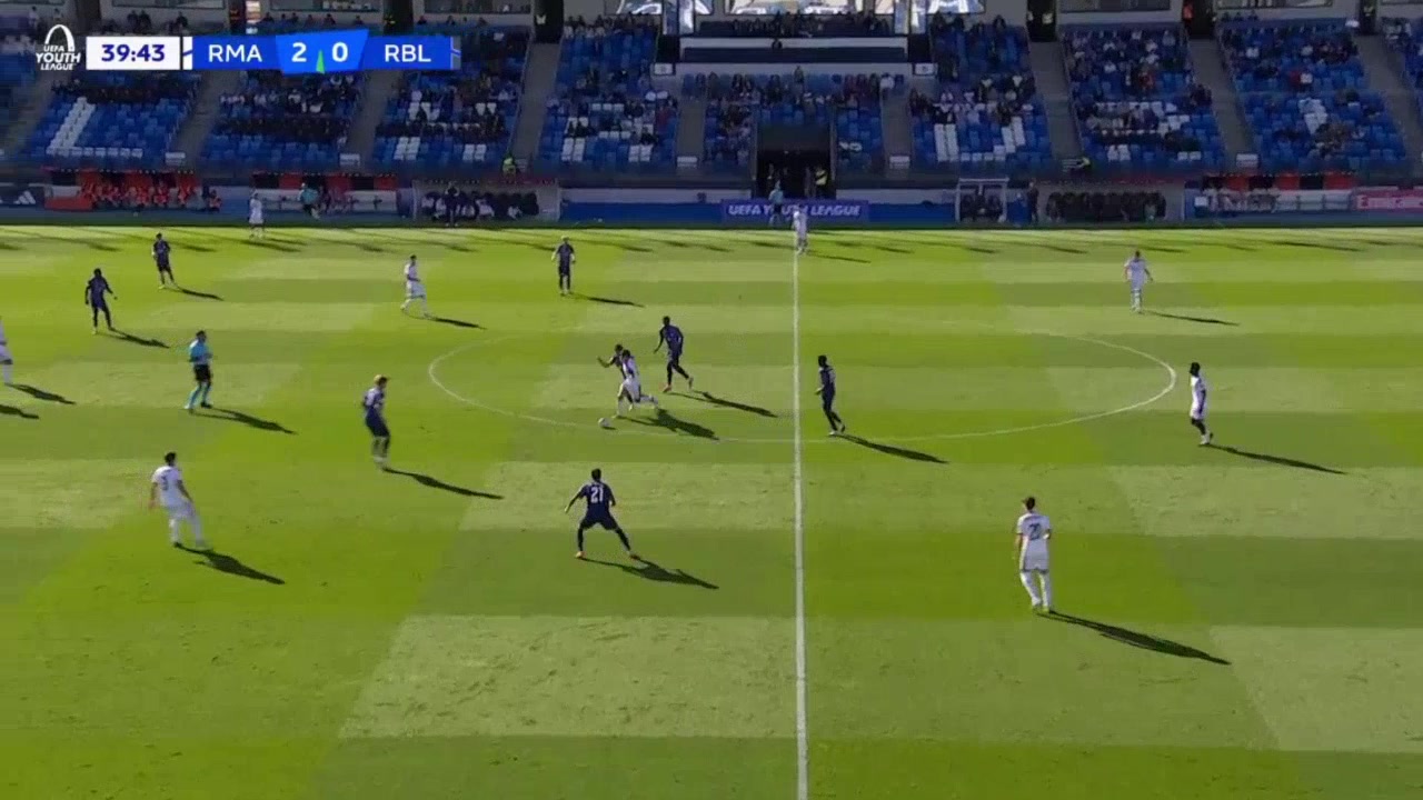 Real Madrid 2-1 RB Leipzig — Toni Langsteiner 40'