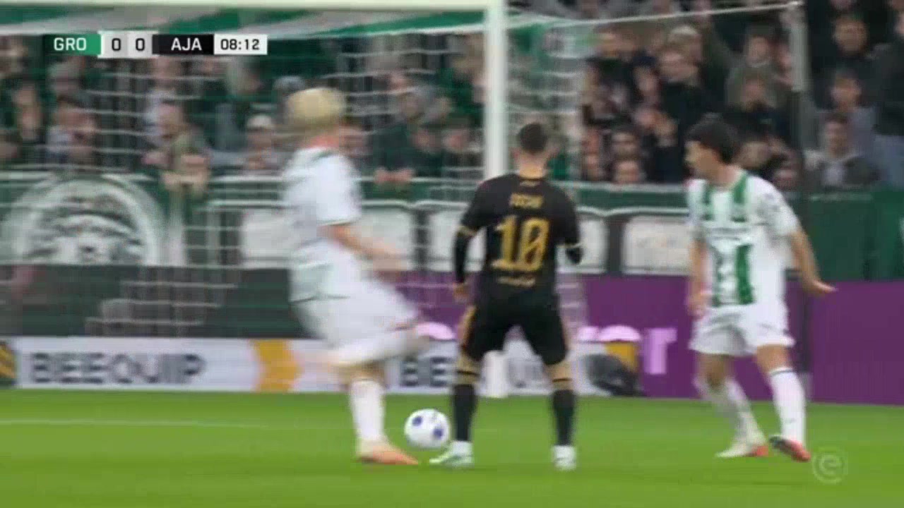 Etienne Vaessen (Groningen) penalty save against Ajax 10'
