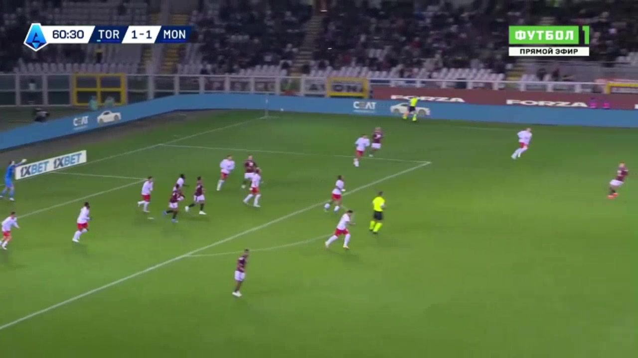 Torino 2-1 Monza — Rafik Belghali 61'