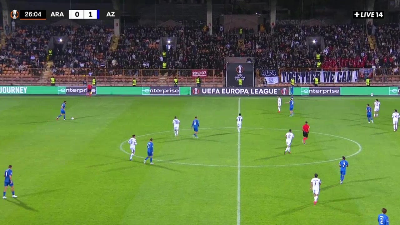 Ararat-Armenia 0-2 AZ Alkmaar — Weslley Patati 27'