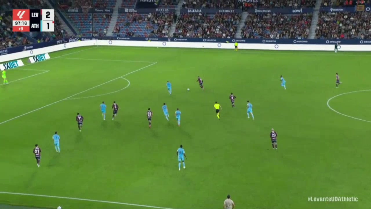 Levante 3-1 Athletic Bilbao — Karl Etta Eyong 90+8'