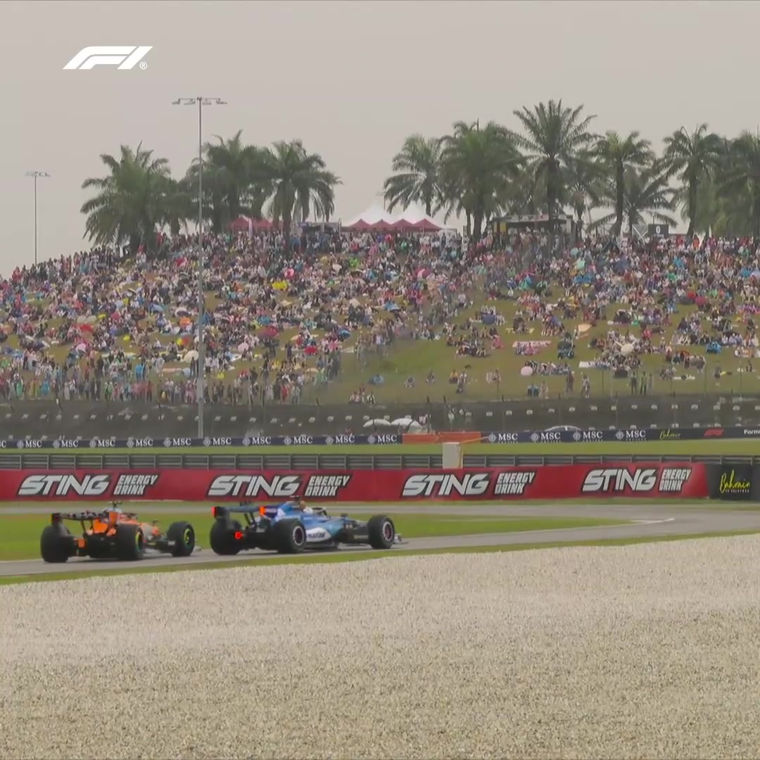 This evasive action from Oscar Piastri from the onboard