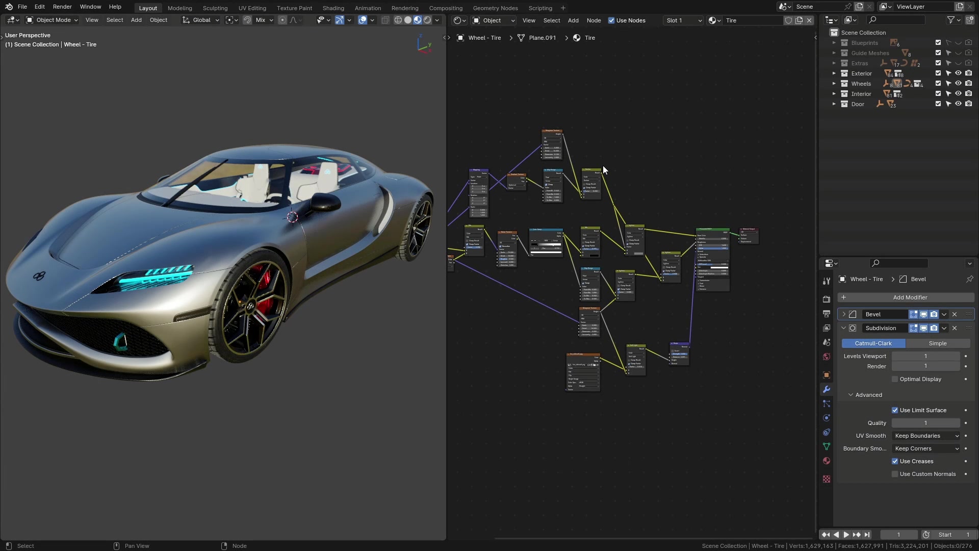 B3D - Cars IO - 31 - Rendering - Shaders - Complex Shaders - 10 - Leather - Black