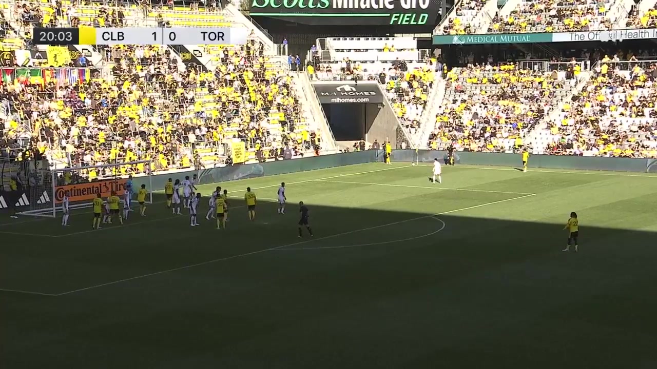 Columbus Crew 2-0 Toronto FC — Malte Amundsen 21'