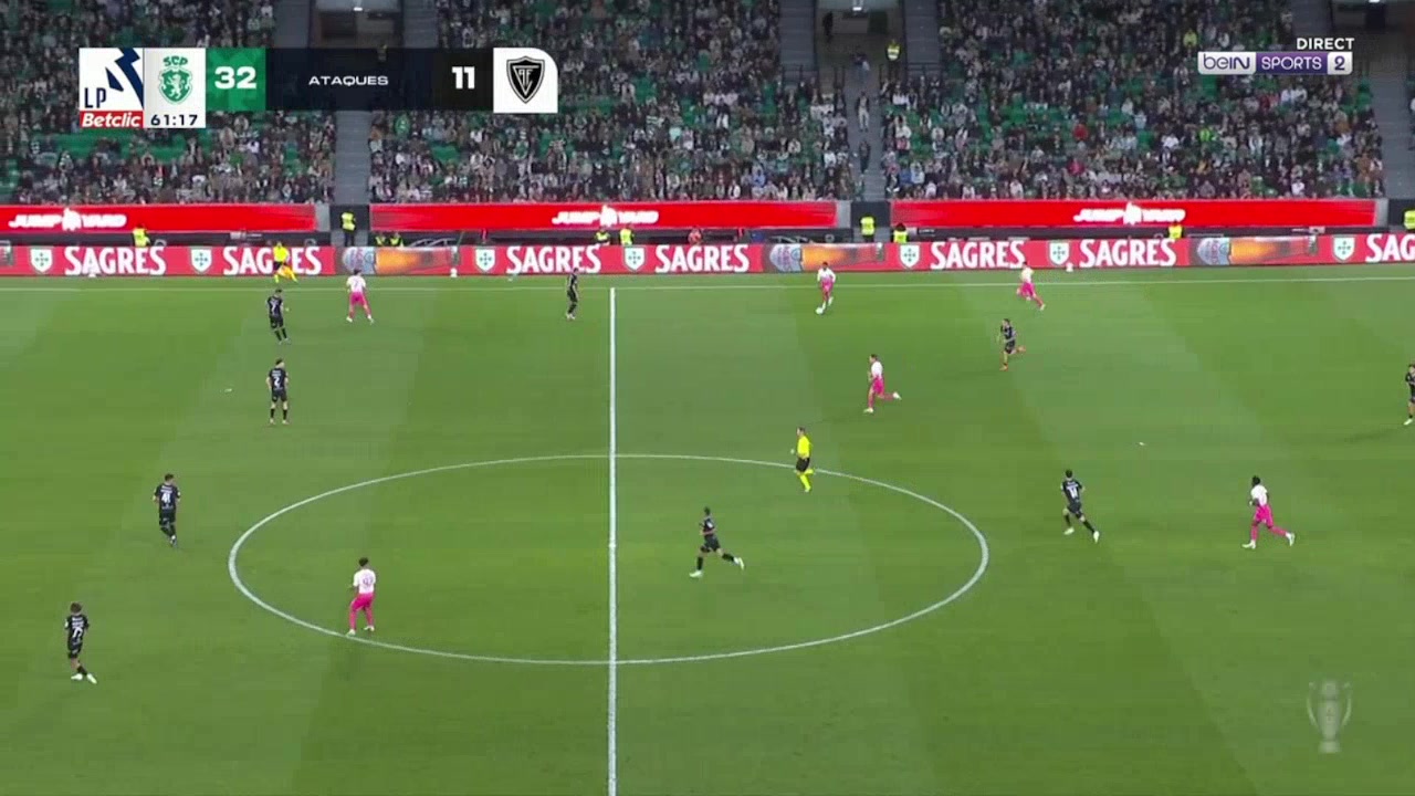 Sporting CP 1-1 Académico de Viseu — Luis Suarez 62'