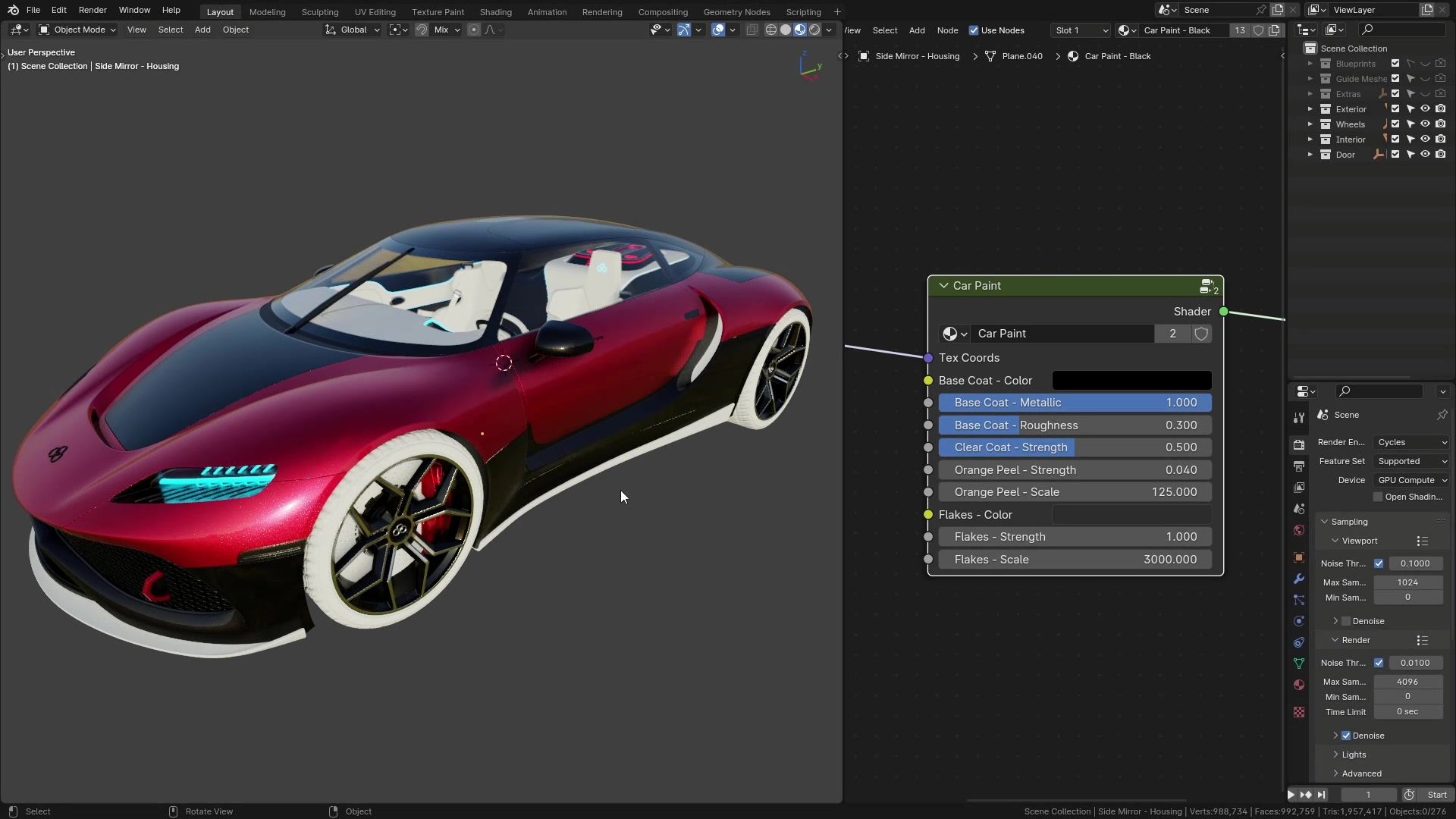 B3D - Cars IO - 31 - Rendering - Shaders - Complex Shaders - 03 - Car Paint - Silver