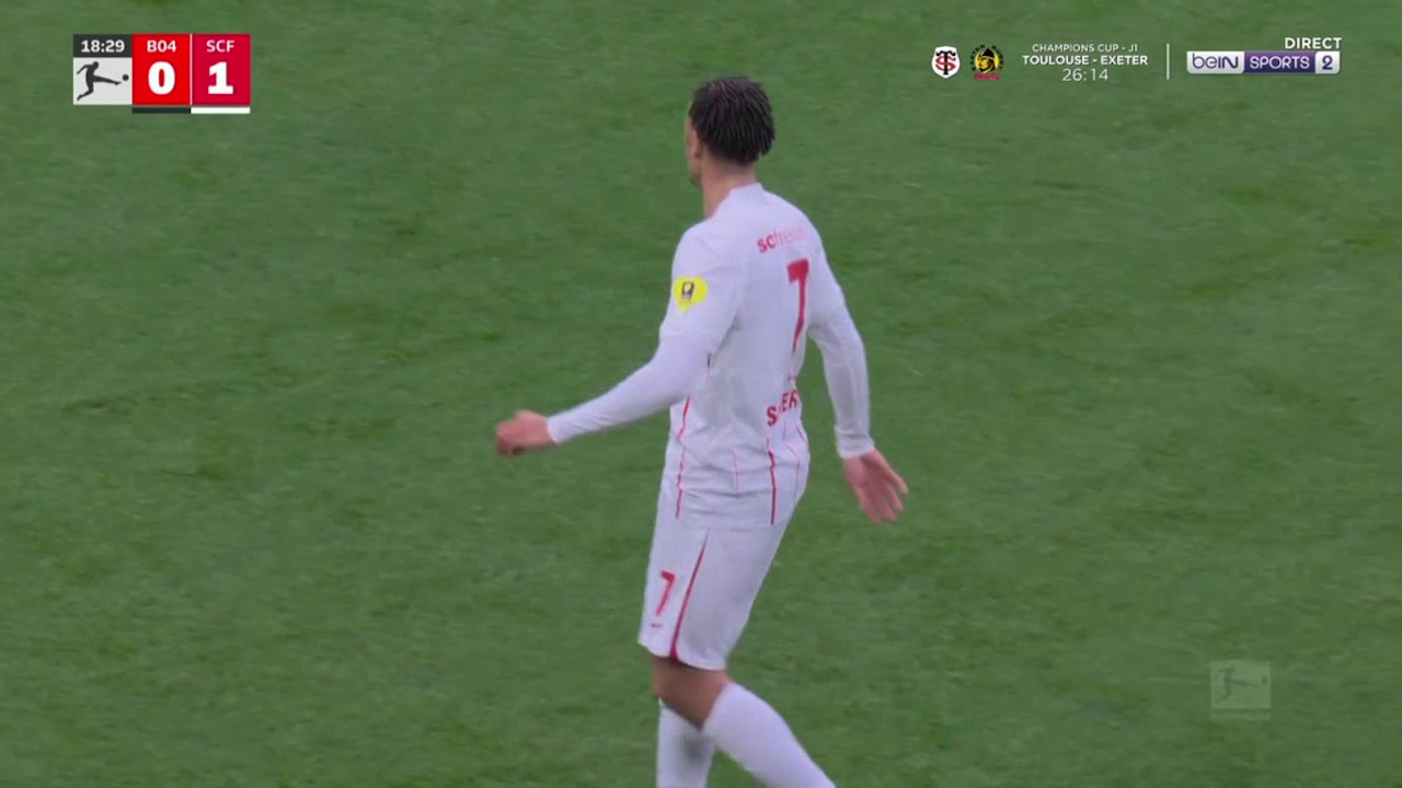 Bayer Leverkusen 1-1 Freiburg — Ibrahim Maza 19'