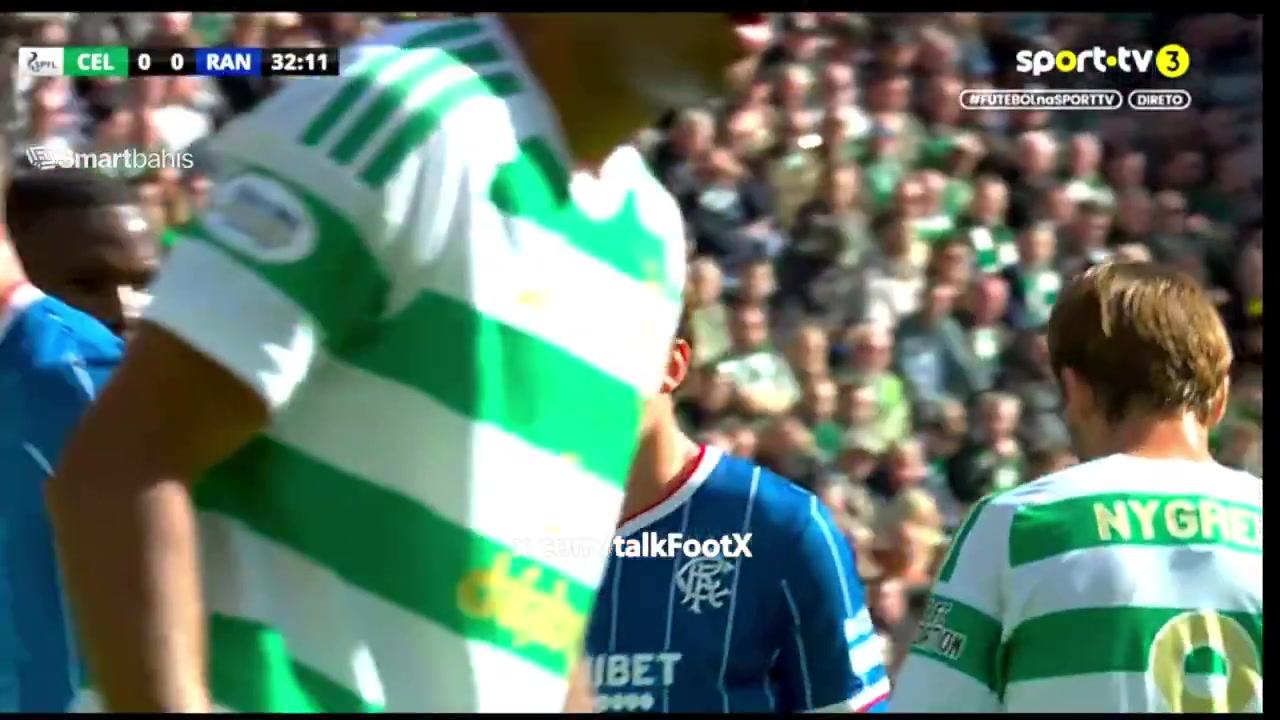 Celtic 0-1 Rangers - Ryan Naderi 33'