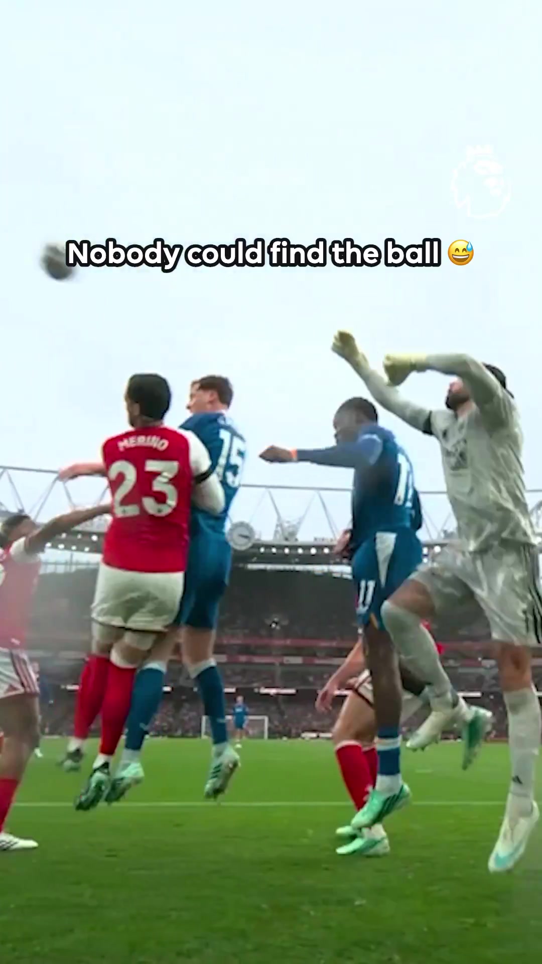 Gabriel Magalhães’ goal-line clearance (different angle)