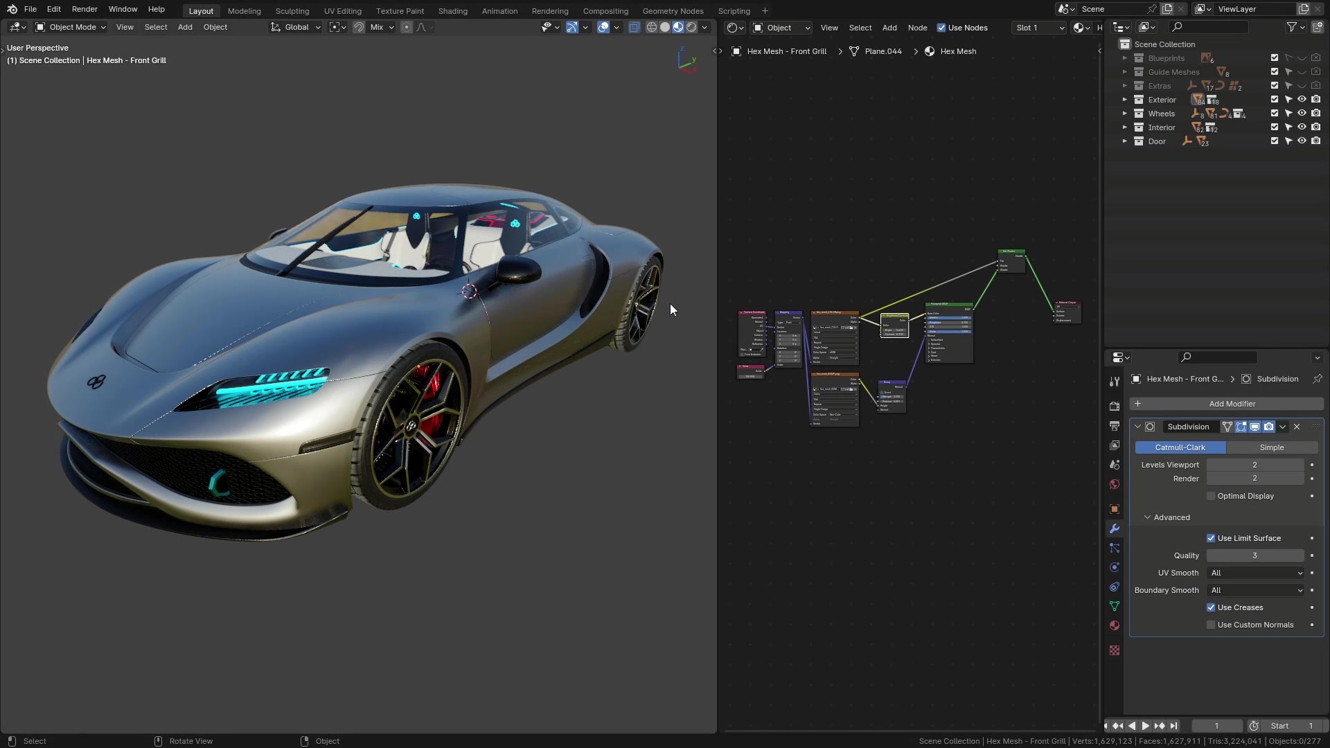 B3D - Cars IO - 32 - Rendering - Setup - 01 - Render Settings
