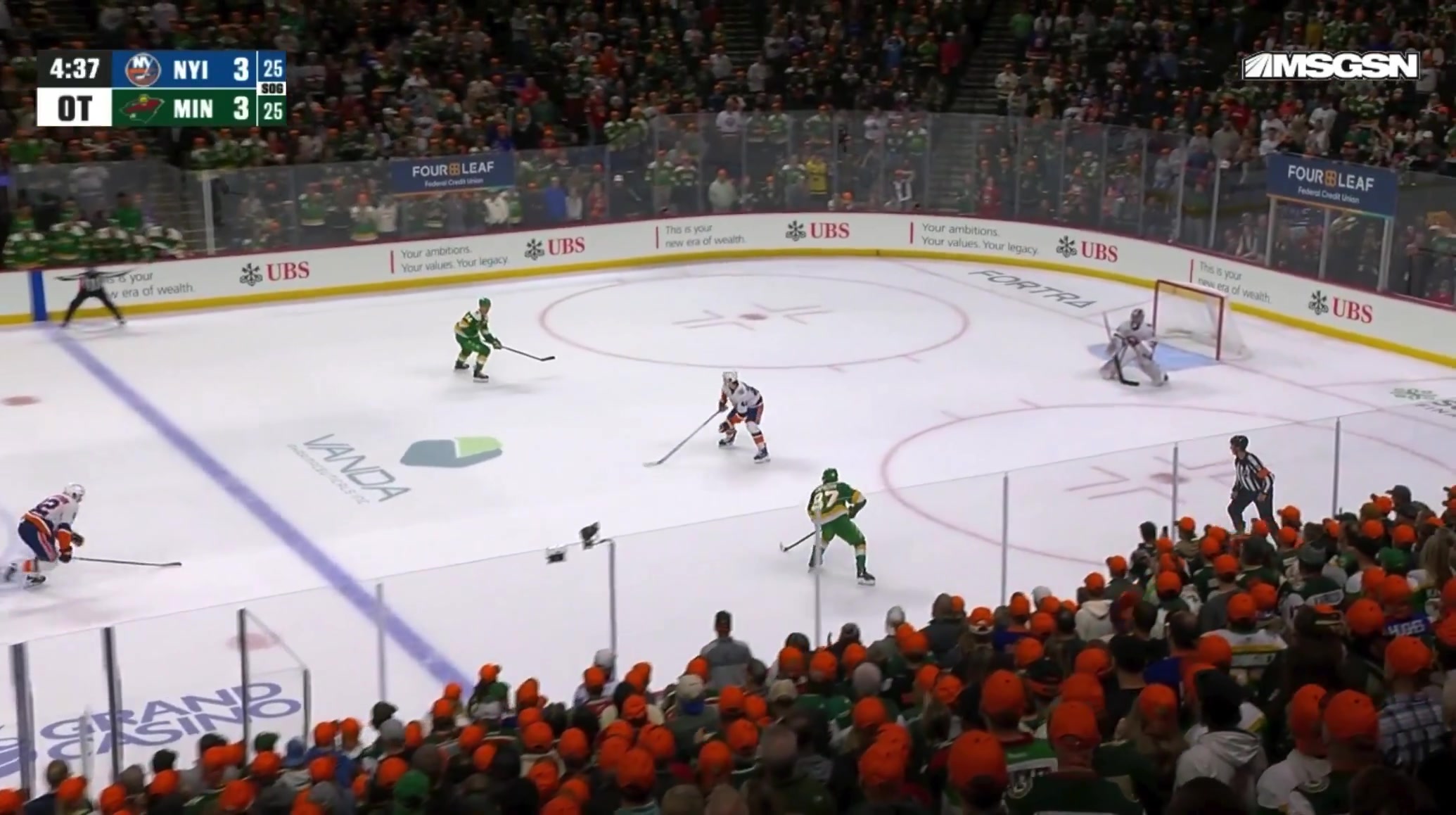 2nd of the game and overtime winner for matthew schaefer