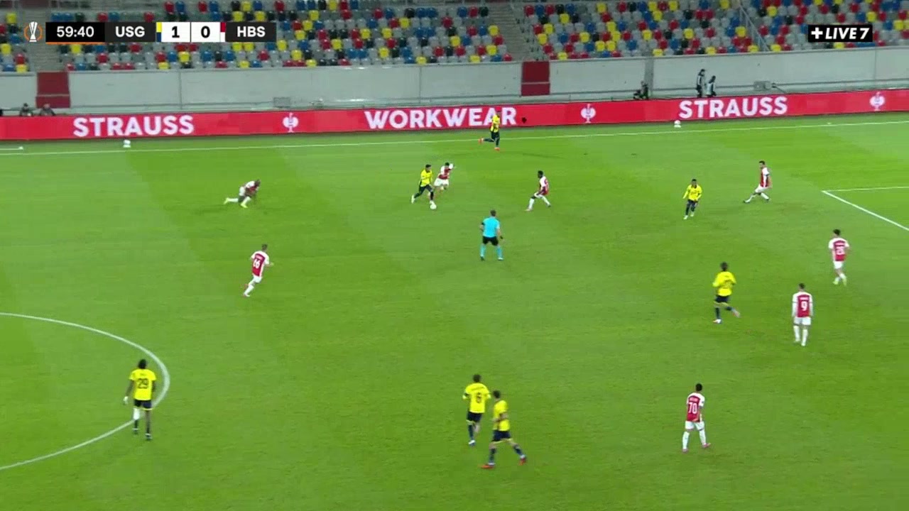 Union Saint-Gilloise 2-0 Hapoel Be'er Sheva — R Guilherme Smith 60'