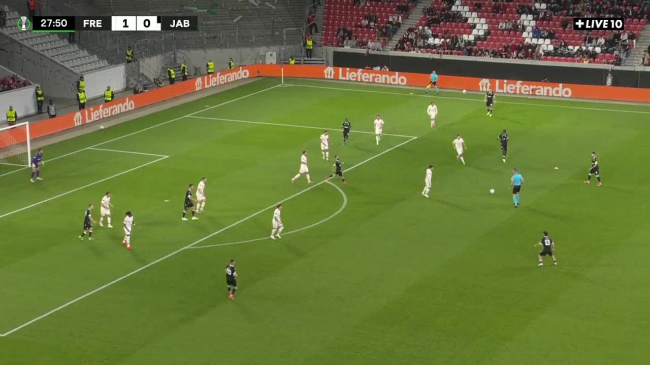Freiburg 1-1 Jablonec — Antonin Rusek 28'