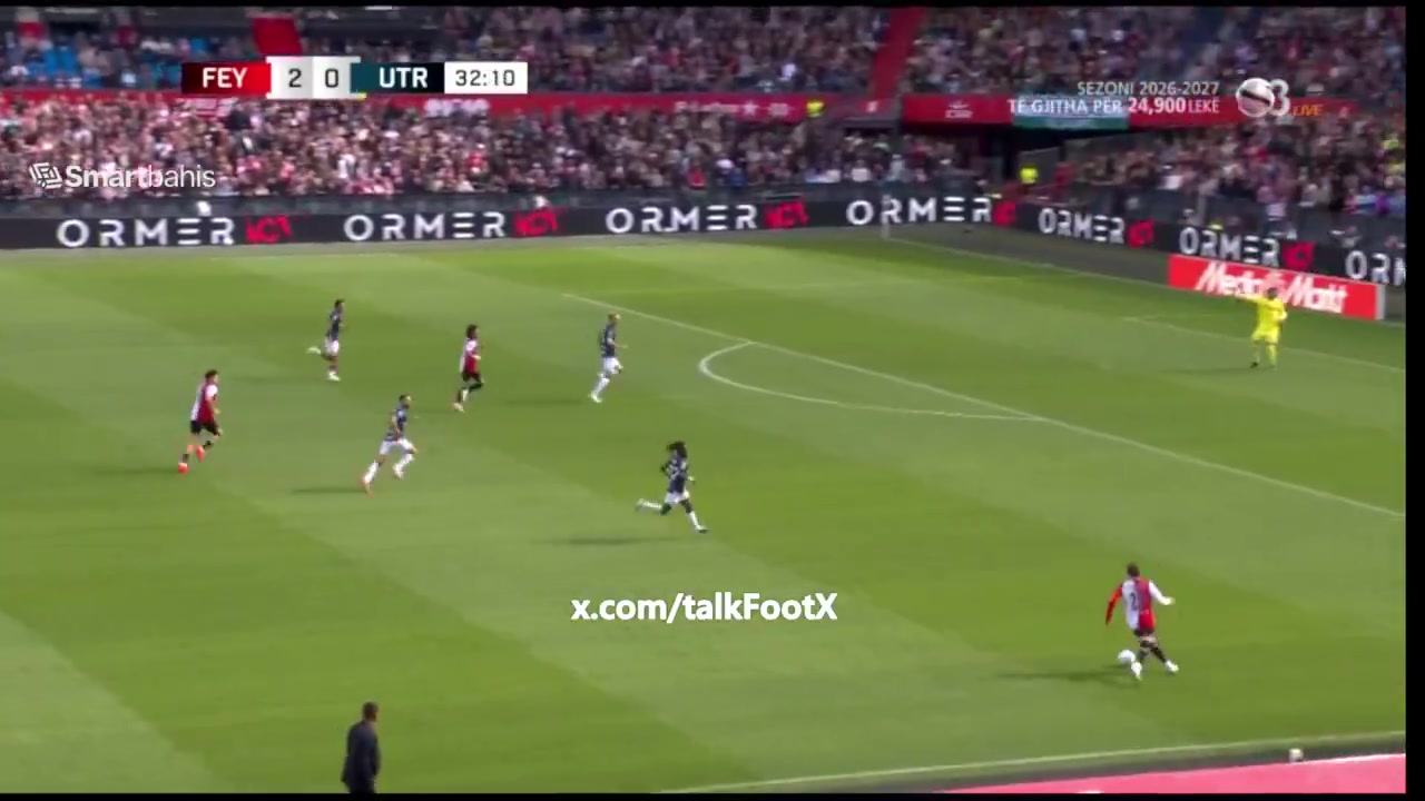Feyenoord 3 - 0 Utrecht - Anis Hadj Moussa 33'