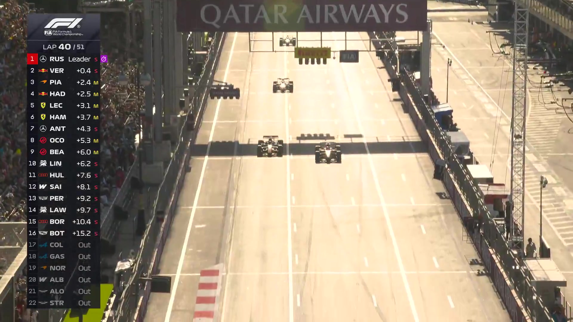 Here is Oscar Piastri's huge lock-up at Turn 1!