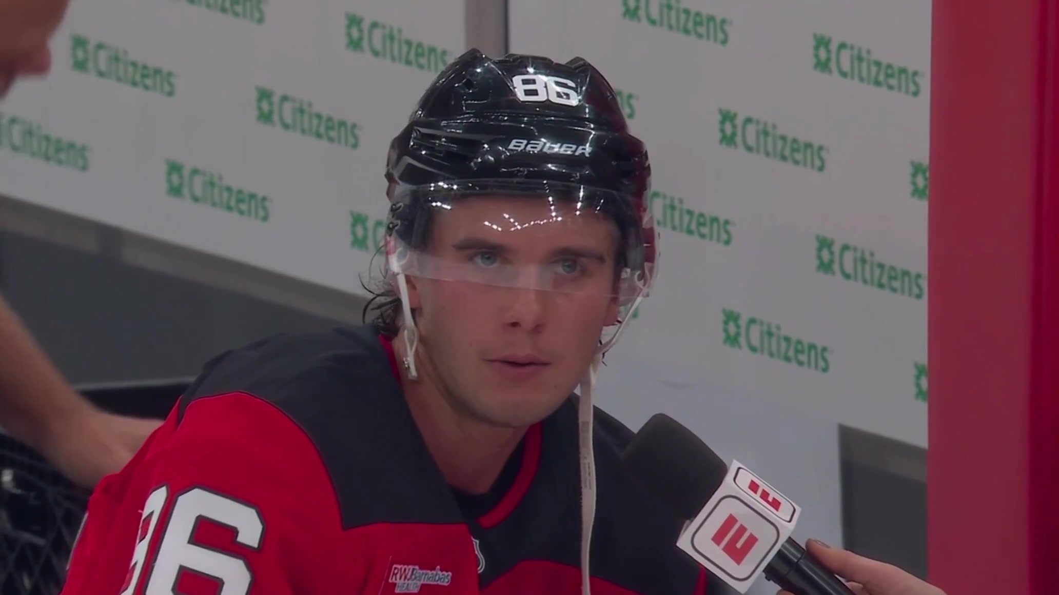 Jack Hughes was jokingly asked about being put in bubble wrap and using plastic cutlery after his off-ice injury at a team dinner last season.