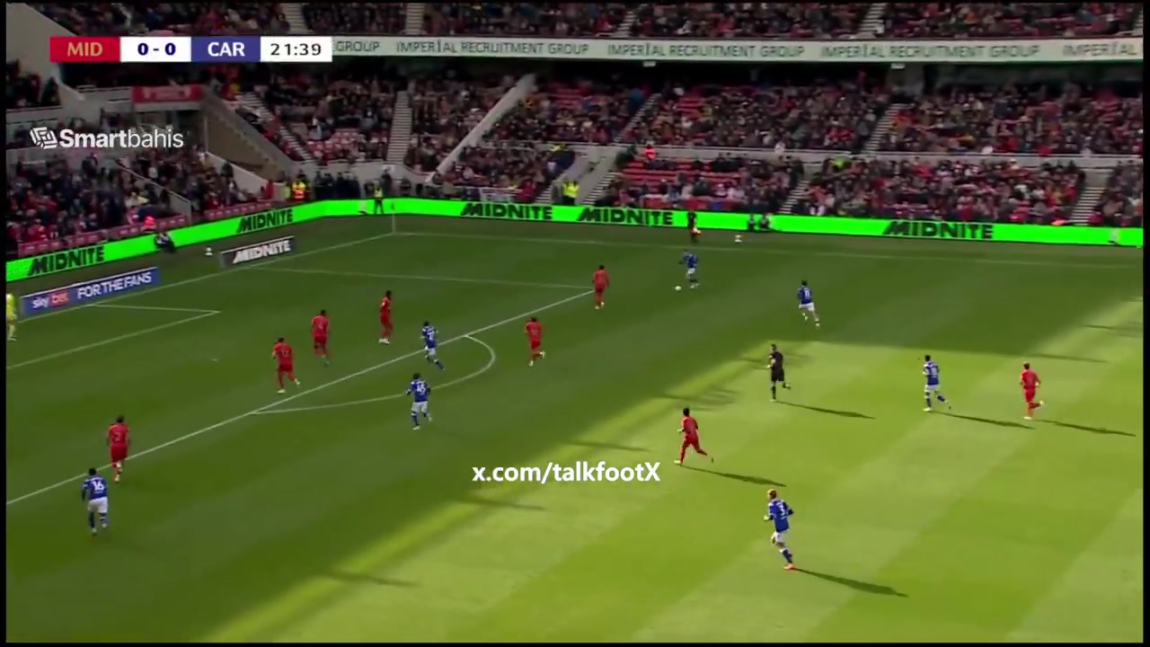 Middlesbrough 0-1 Cardiff City — Jack Moylan 22'