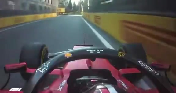 Leclerc's reaction after crashing at the same corner in Baku and in the game