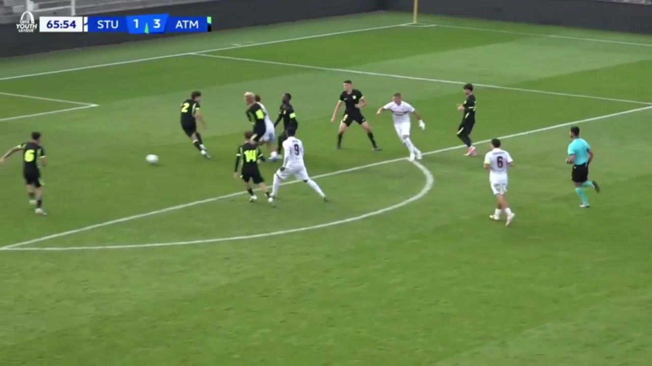 Stuttgart 2-3 Atlético Madrid — Enis Redzepi penalty 67'