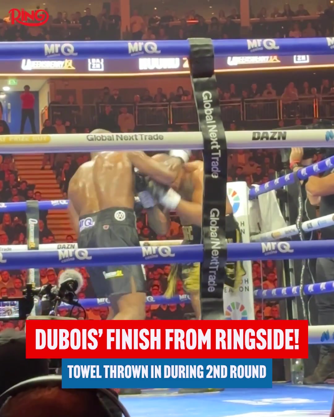 Daniel Dubois vs. Fabio Wardley (From ringside)