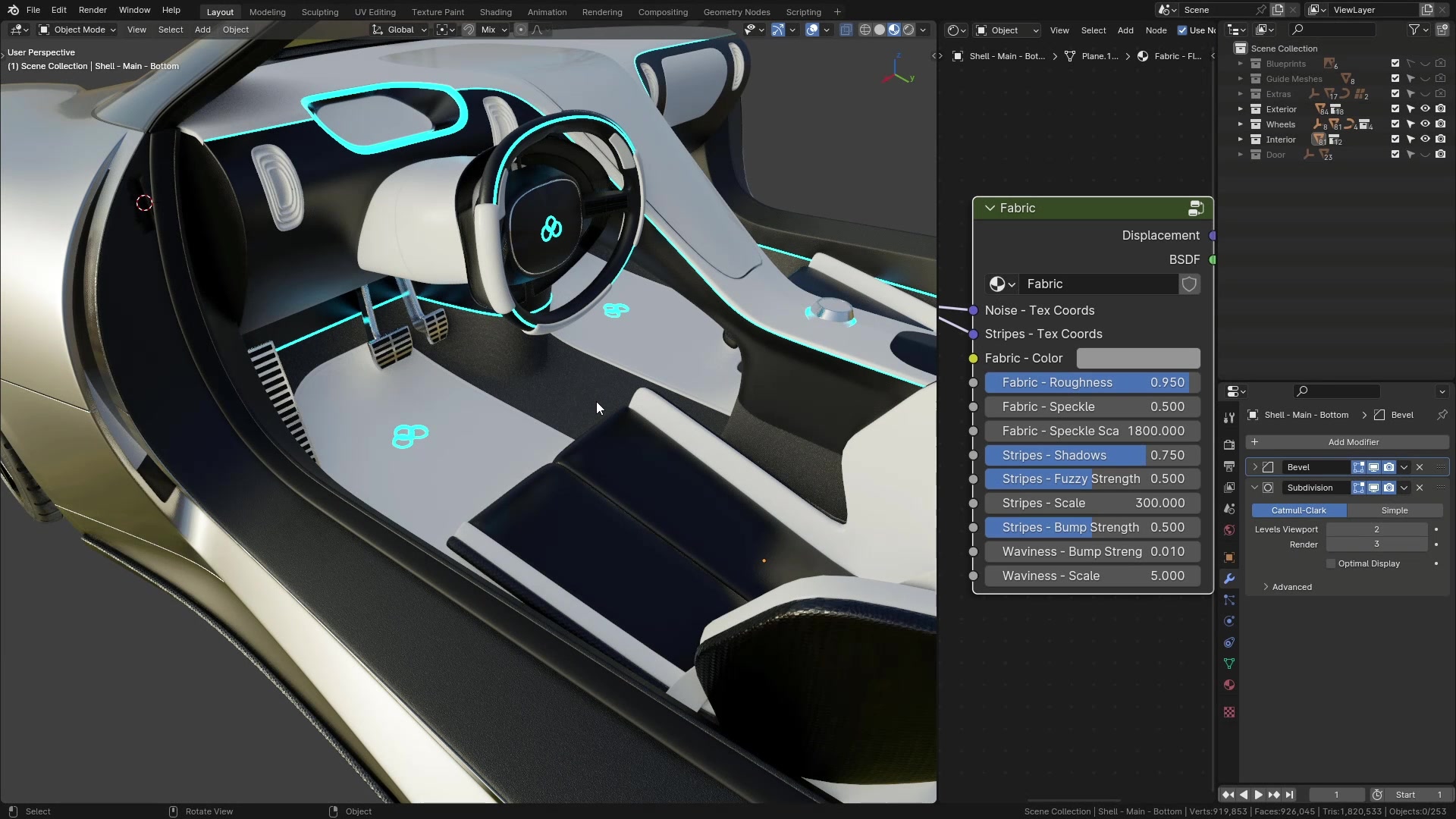 B3D - Cars IO - 31 - Rendering - Shaders - Complex Shaders - 15 - Floor Mats