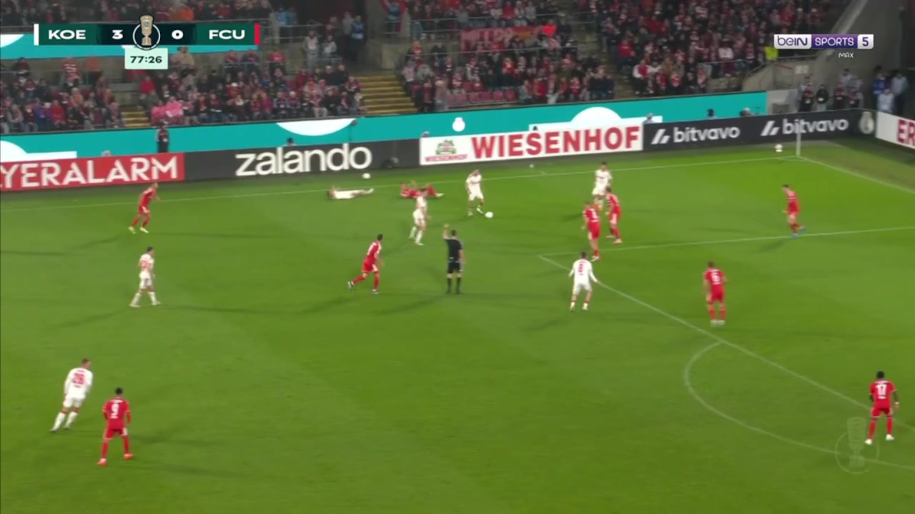 FC Köln 4-0 Union Berlin — Isak Johannesson 78'