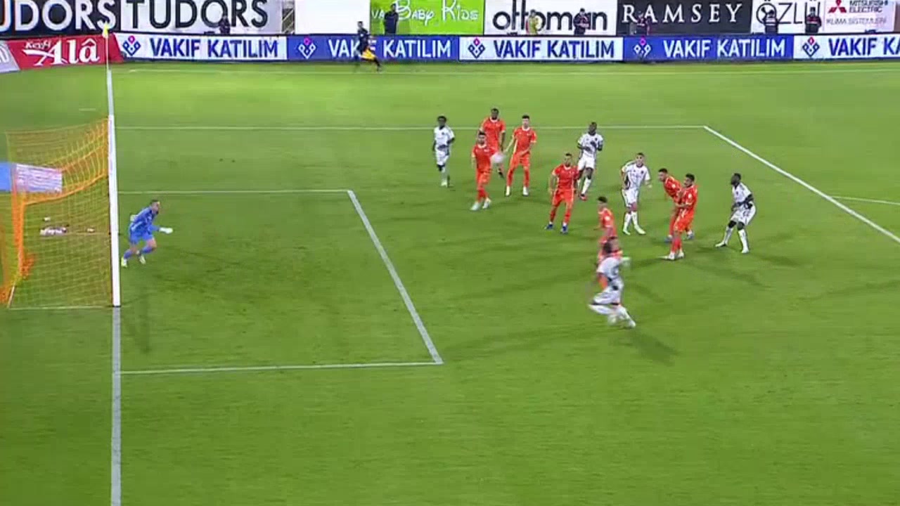 Alanyaspor 0-2 Kocaelispor — Makana Baku 42'