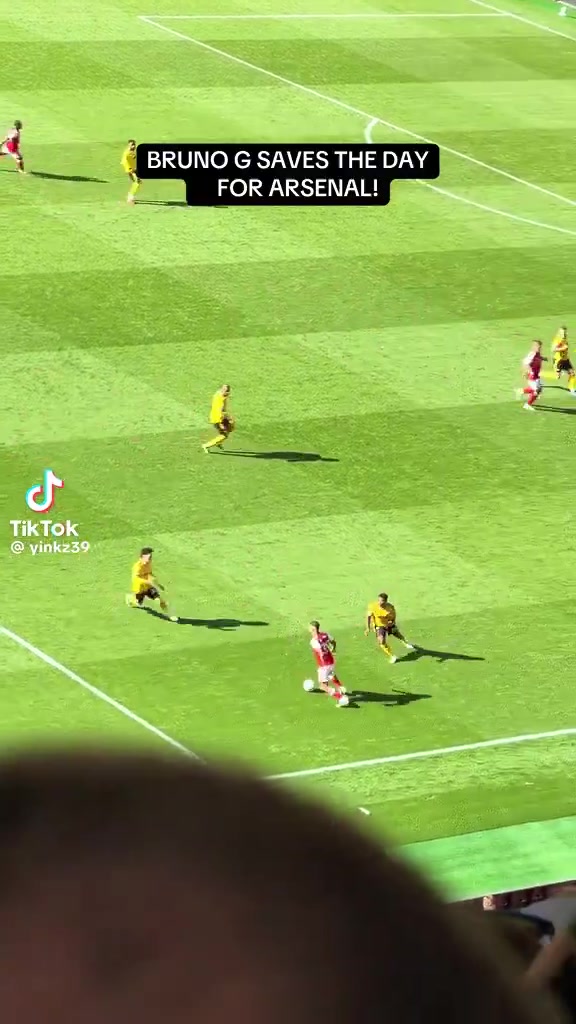 Bruno Guimarães' goal against Leeds (alternate angle)