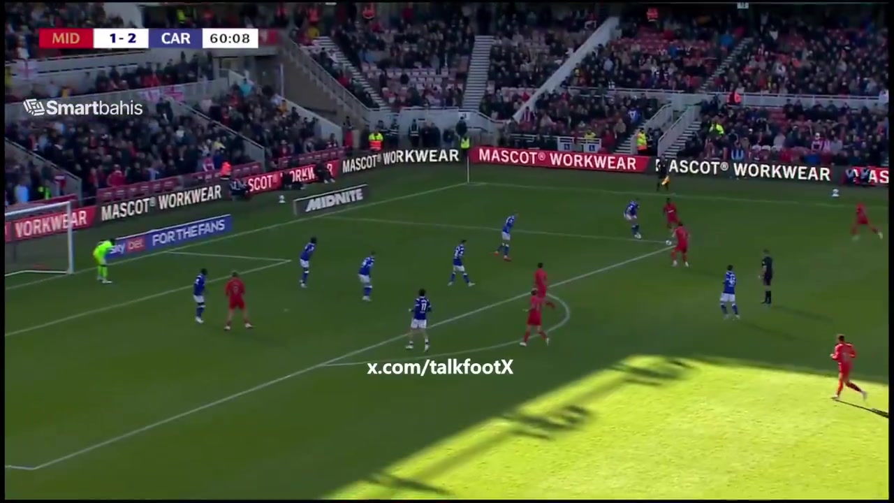 Middlesbrough 2-2 Cardiff City — Will Lankshear 61'