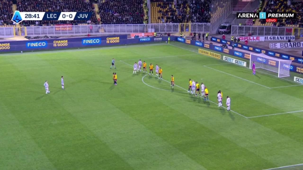 Lecce 0-1 Juventus — Weston McKennie 29'