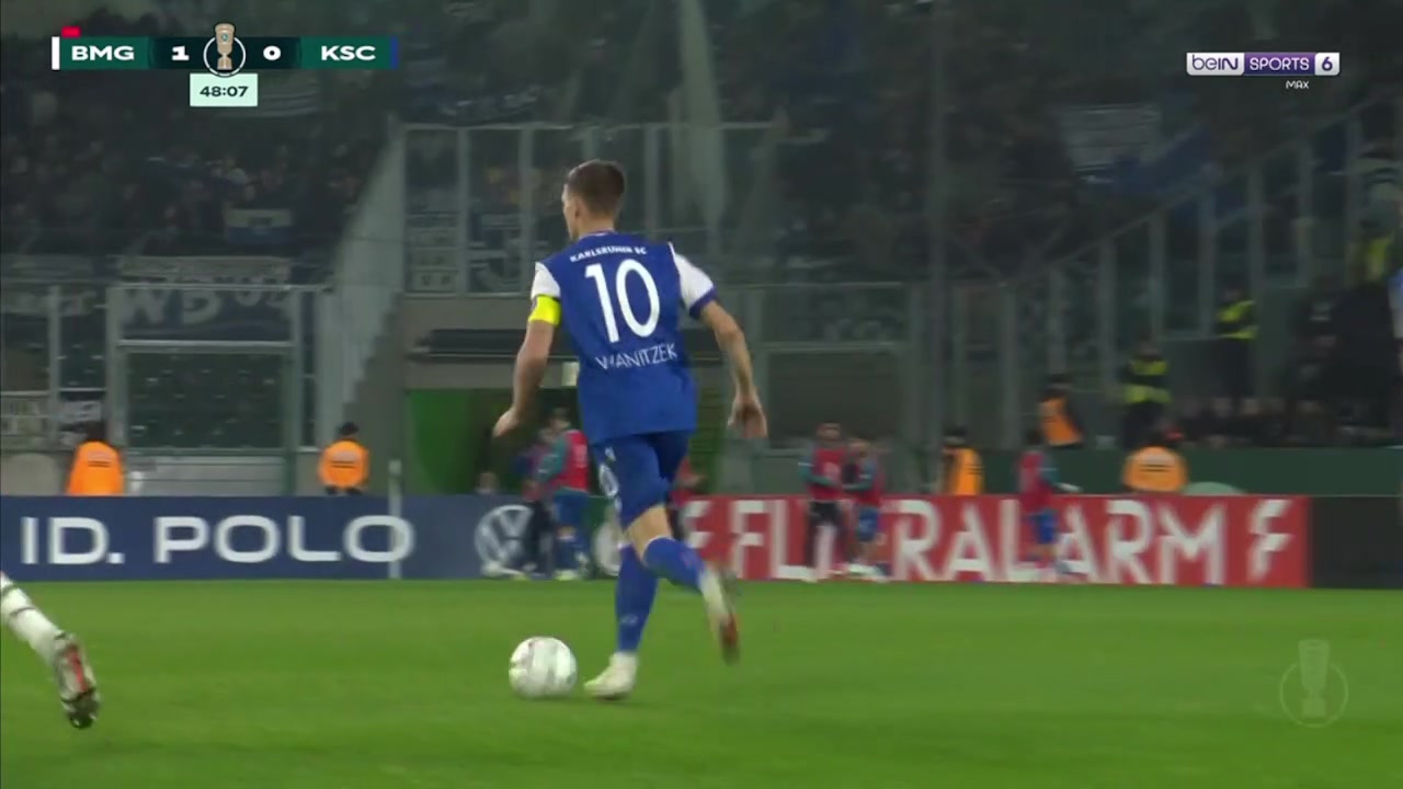 Borussia Mönchengladbach 2-0 Karlsruhe — Lukas Ullrich 49'