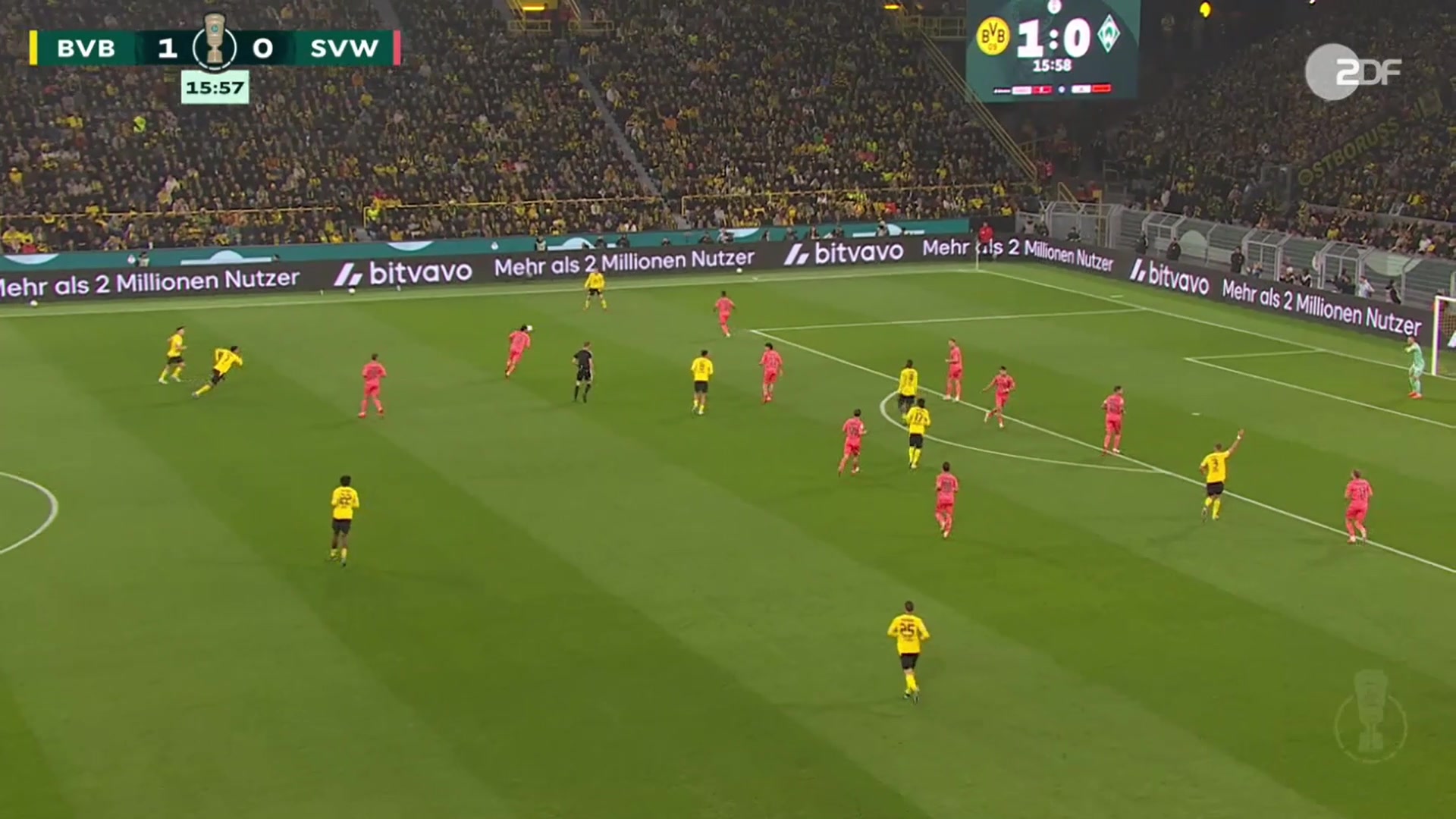 Borussia Dortmund 2-0 Werder Bremen — Carney Chukwuemeka 17'