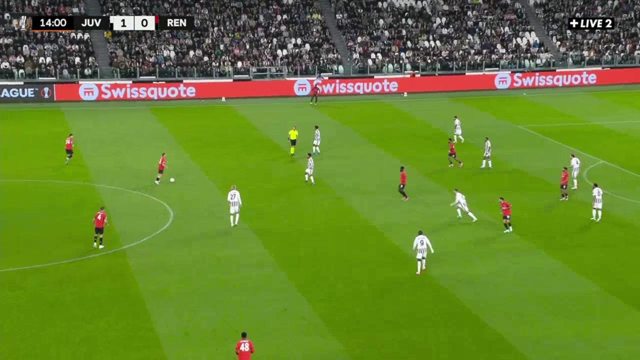 Juventus 1-1 Rennes — Mousa Tamari 15'