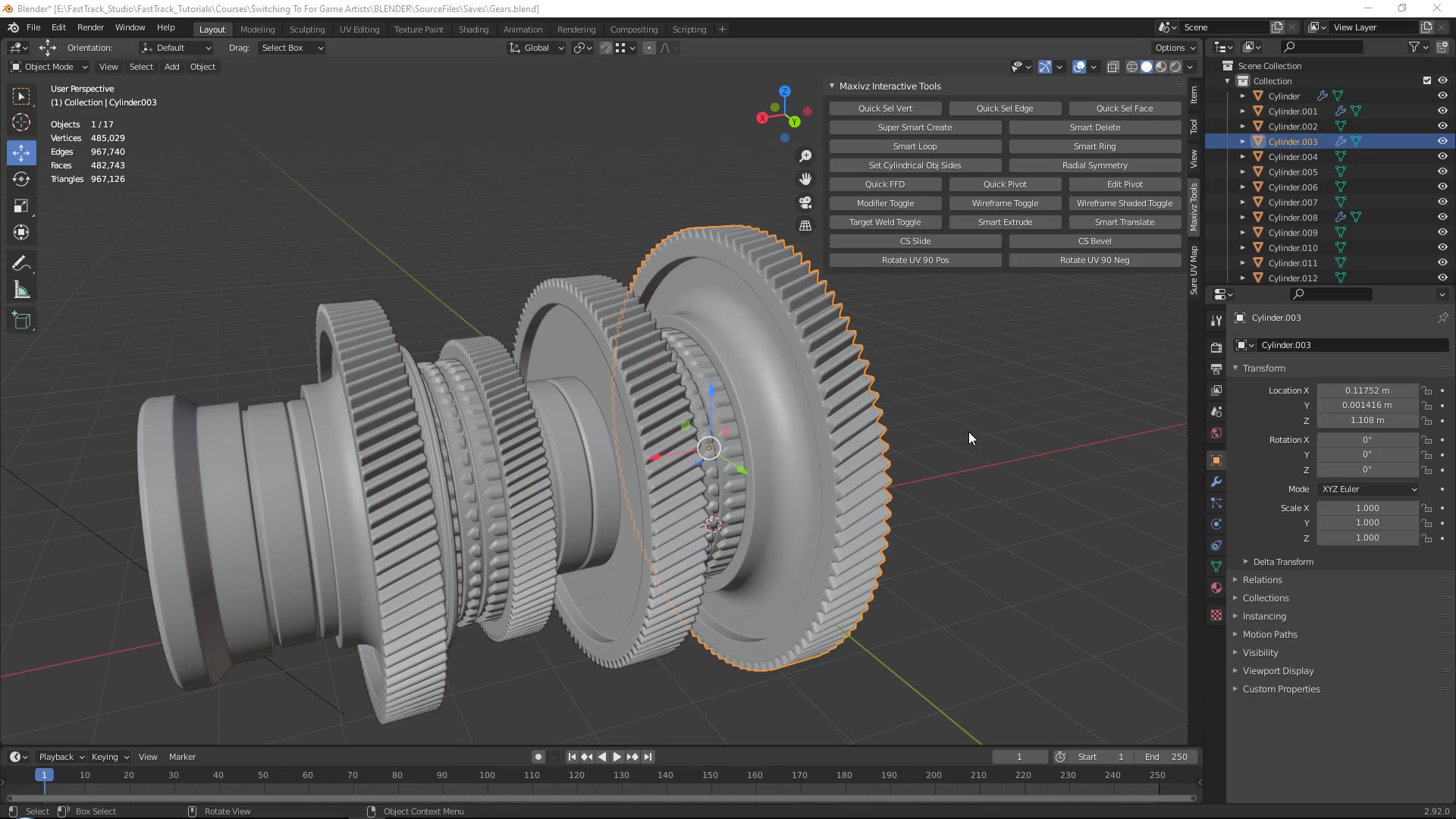 SB3DGame-PT.2-04-Uv Unwrapping Our Gears Part1