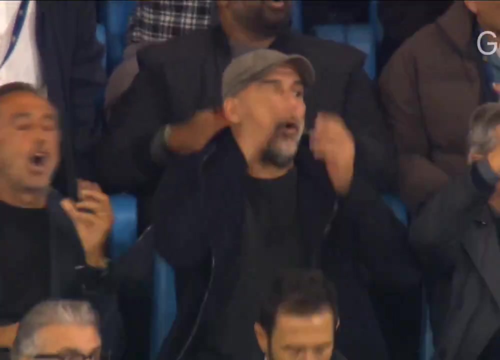The way Pep and Maresca reacted to Semenyo’s miss