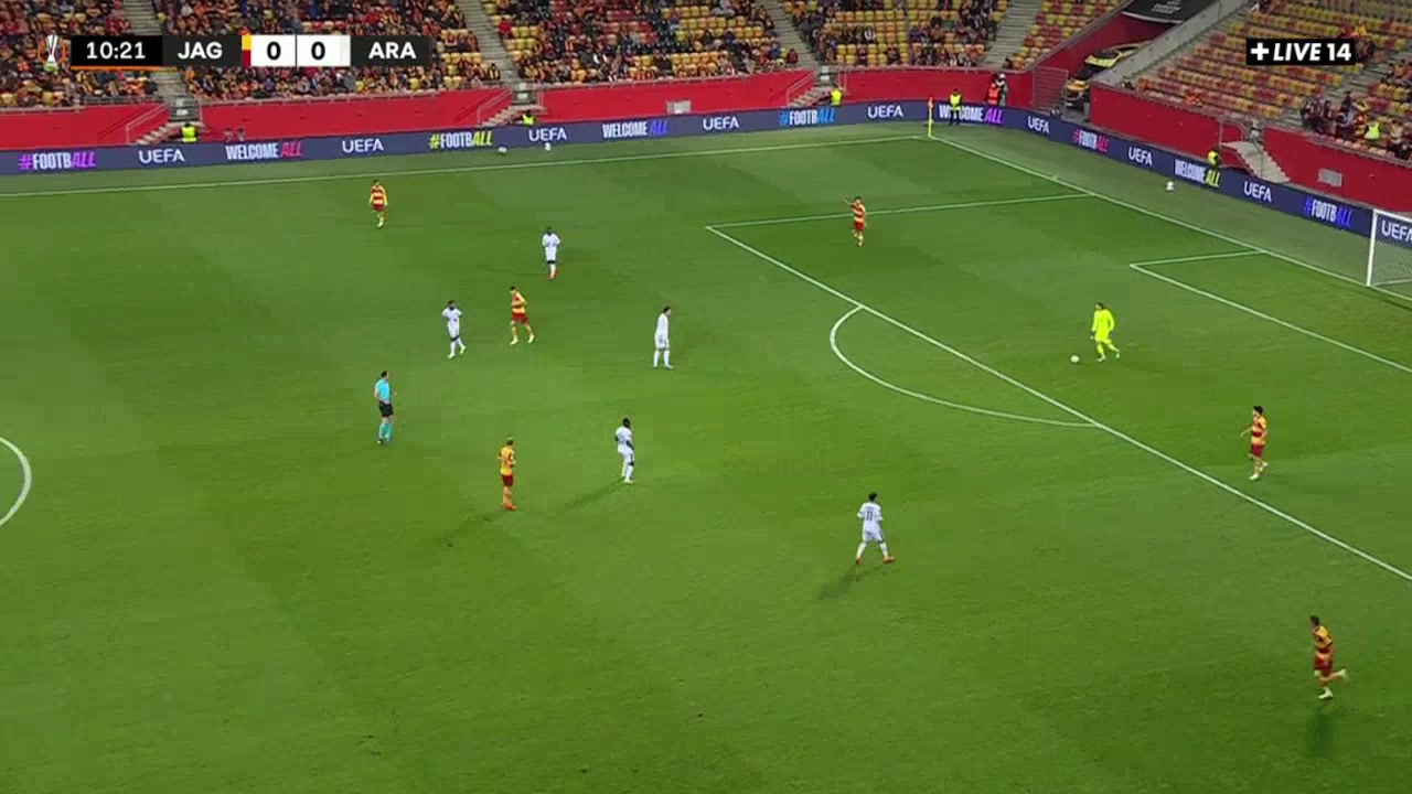 Jagiellonia Bialystok 0-1 Ararat-Armenia — Zidane Banjaqui 11'