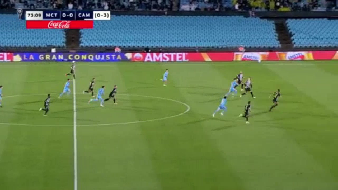 Alan Franco (Atletico-MG) second yellow card against Montevideo City 75'