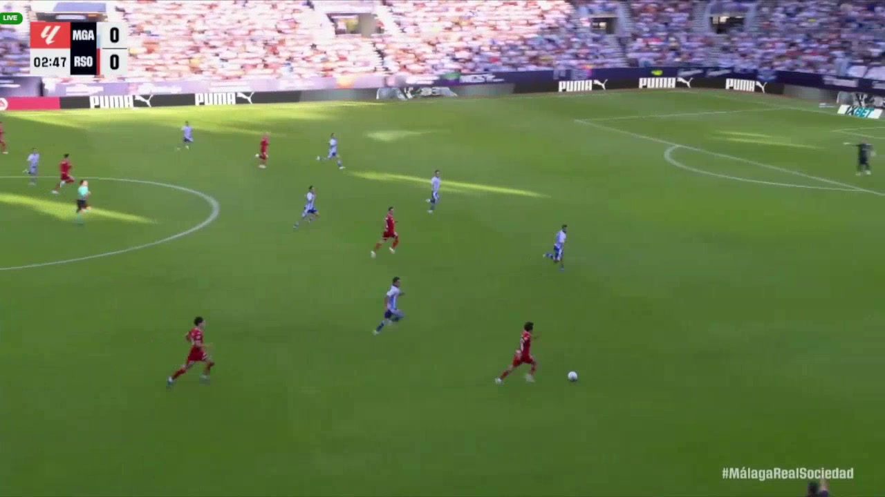 Málaga 0-1 Real Sociedad — Takefusa Kubo 3'
