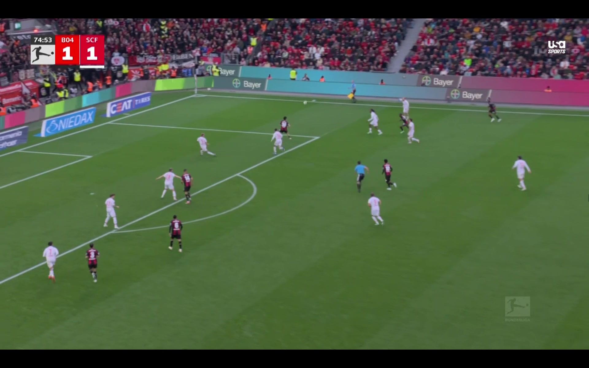 Bayer Leverkusen 2-1 Freiburg — Patrik Schick 76'