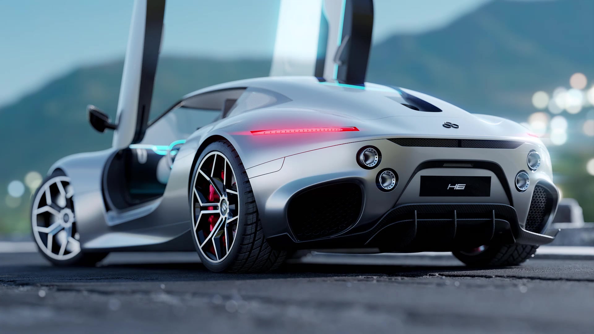 B3D - Cars IO - 33 - Rendering - Mountain View - Back - 01 - Final Render