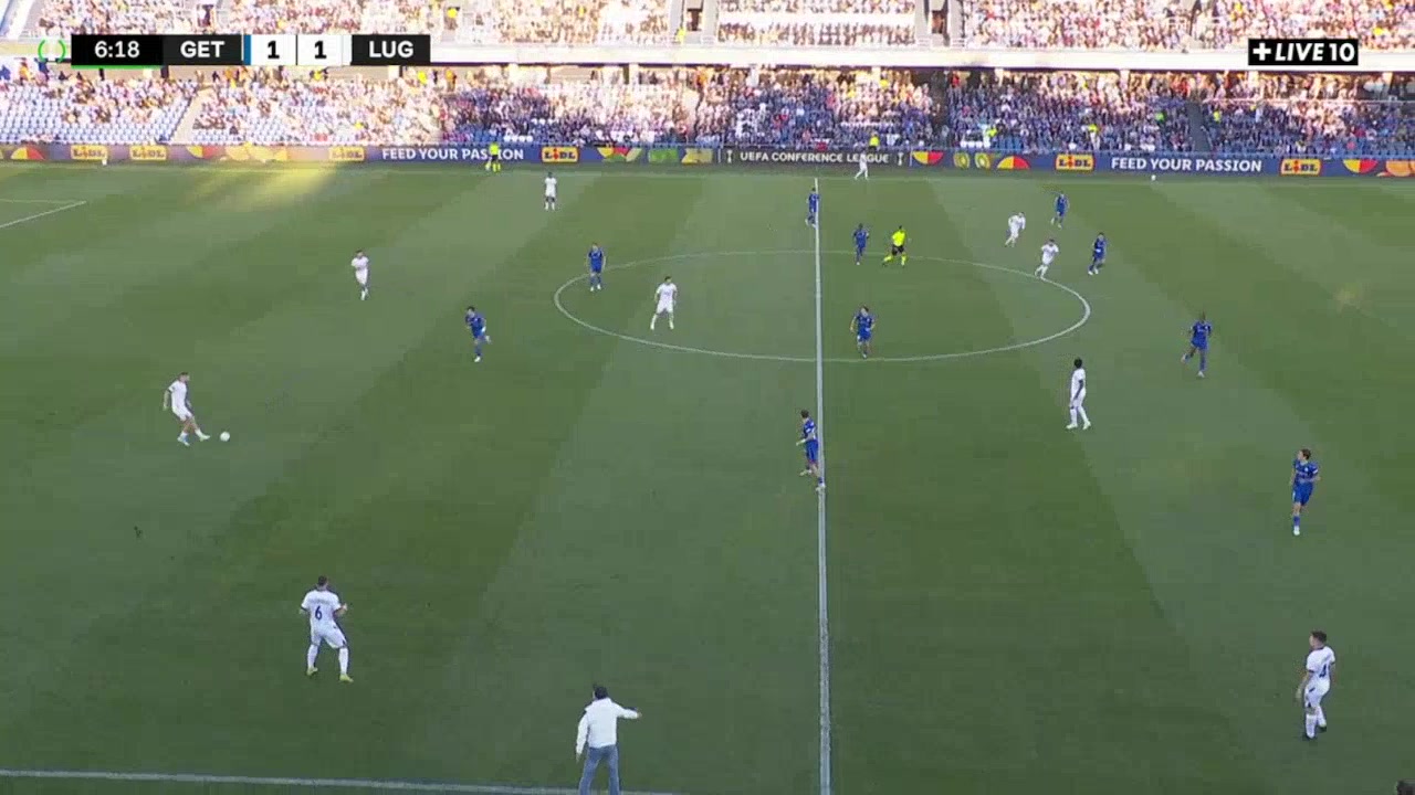 Getafe 1-2 Lugano — Yanis Cimignani 7'